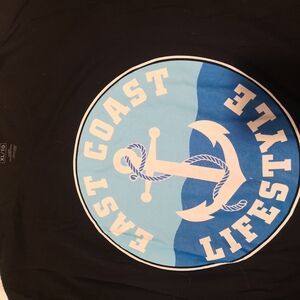 East Coast Lifestyle Black T-Shirt